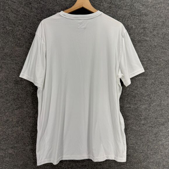 Tek Gear T-Shirt Men XL White Crew Neck Short Sleeve Dry Tek Regular Solid - Picture 2 of 6